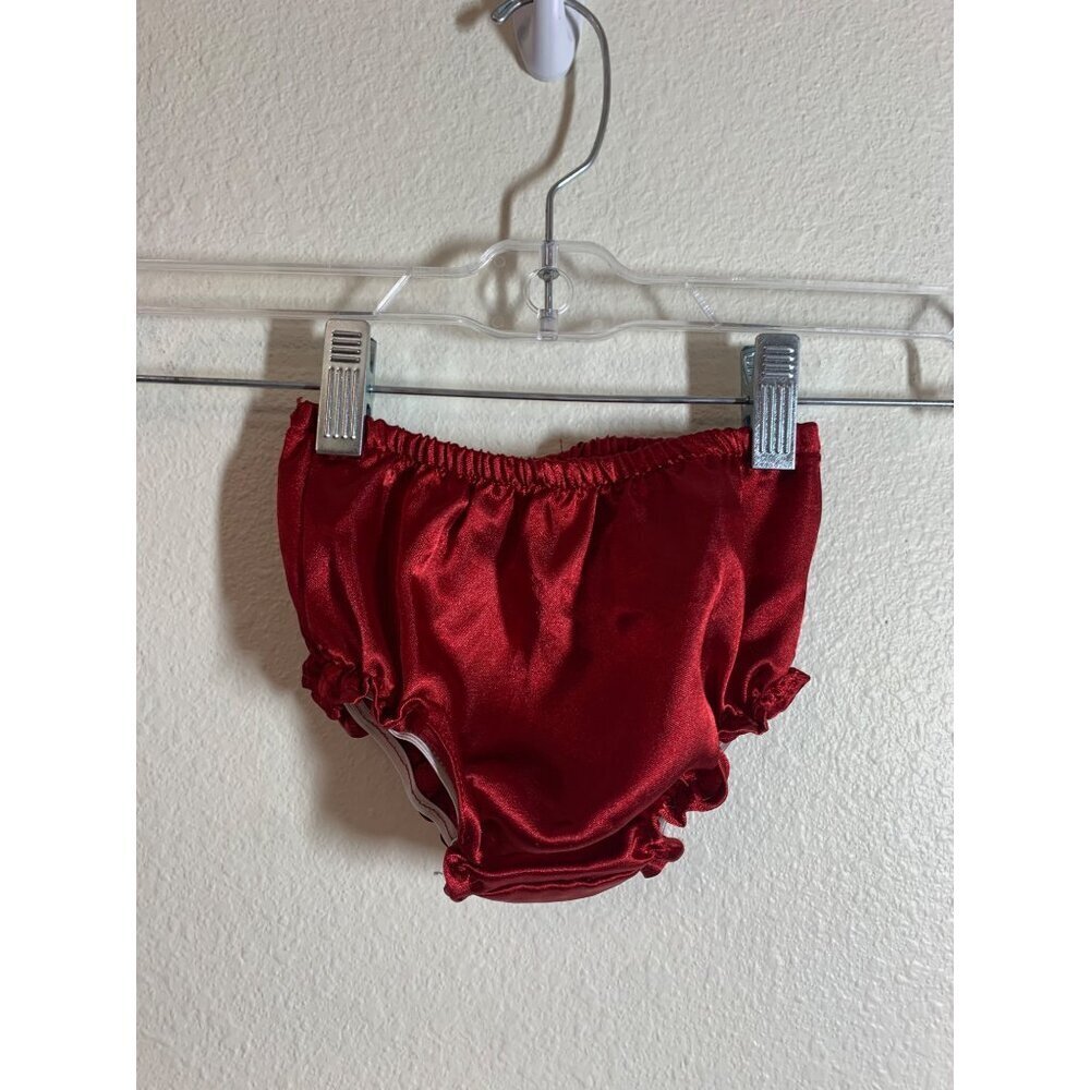 Koala Baby Bright Red Bloomers Diaper Cover Girls Size 6 Months AC10